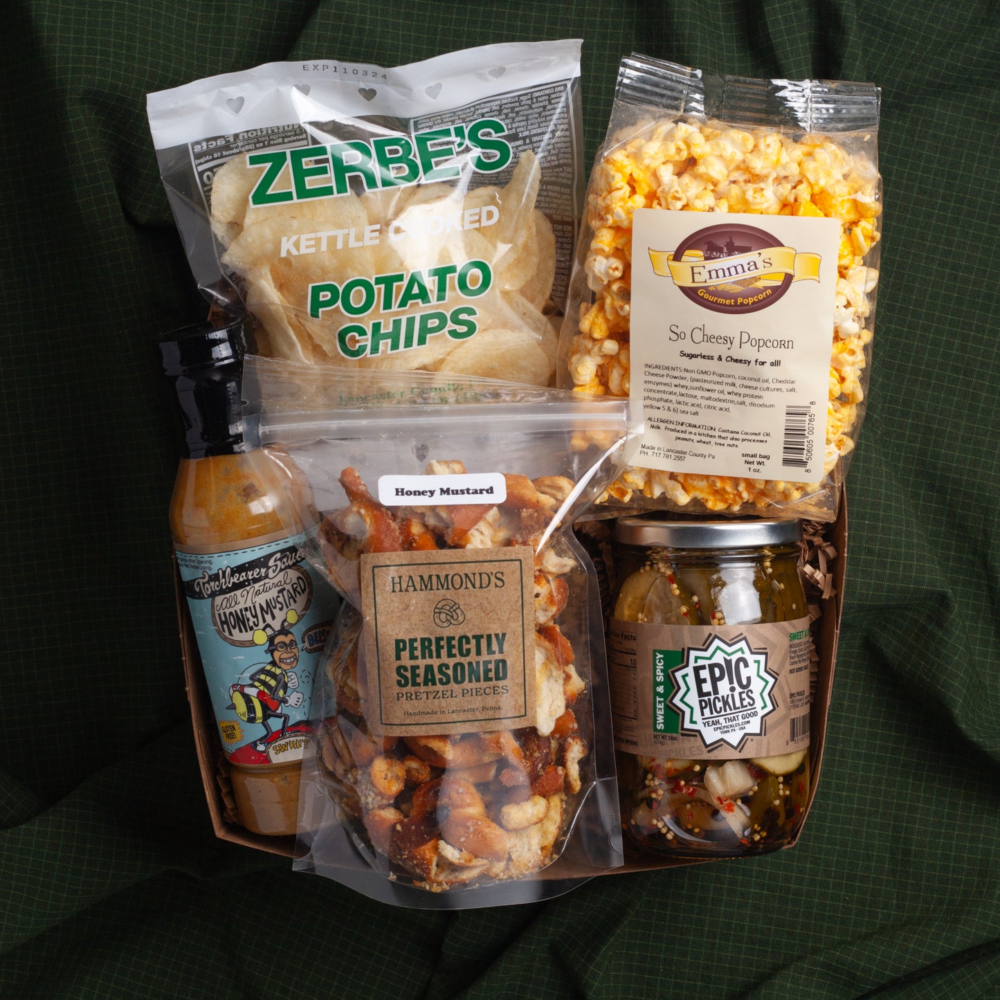 Lancaster Pretzel & Snacks Gift Box - Petite