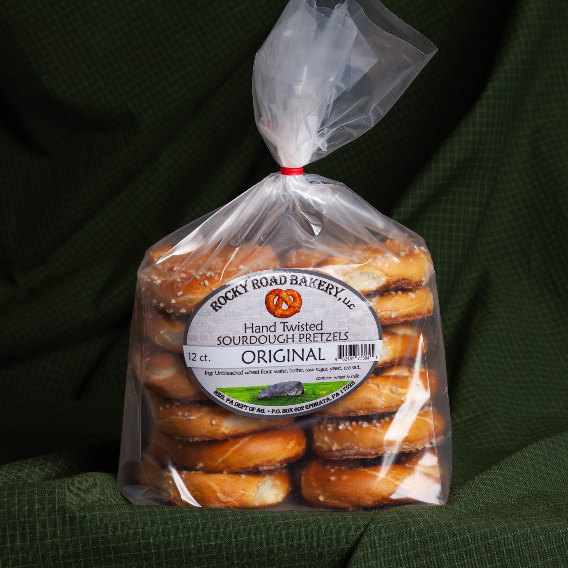 Hand-rolled Sourdough Pretzels from Rocky Road Bakery